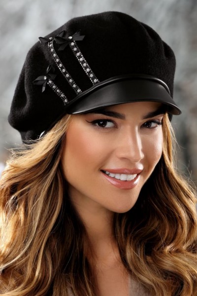Caciula de dama stil bereta WL11744 WILLI